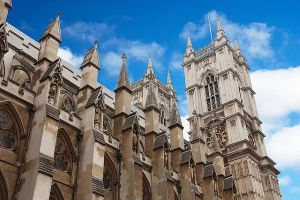 Exterior view of Westminster Abbey